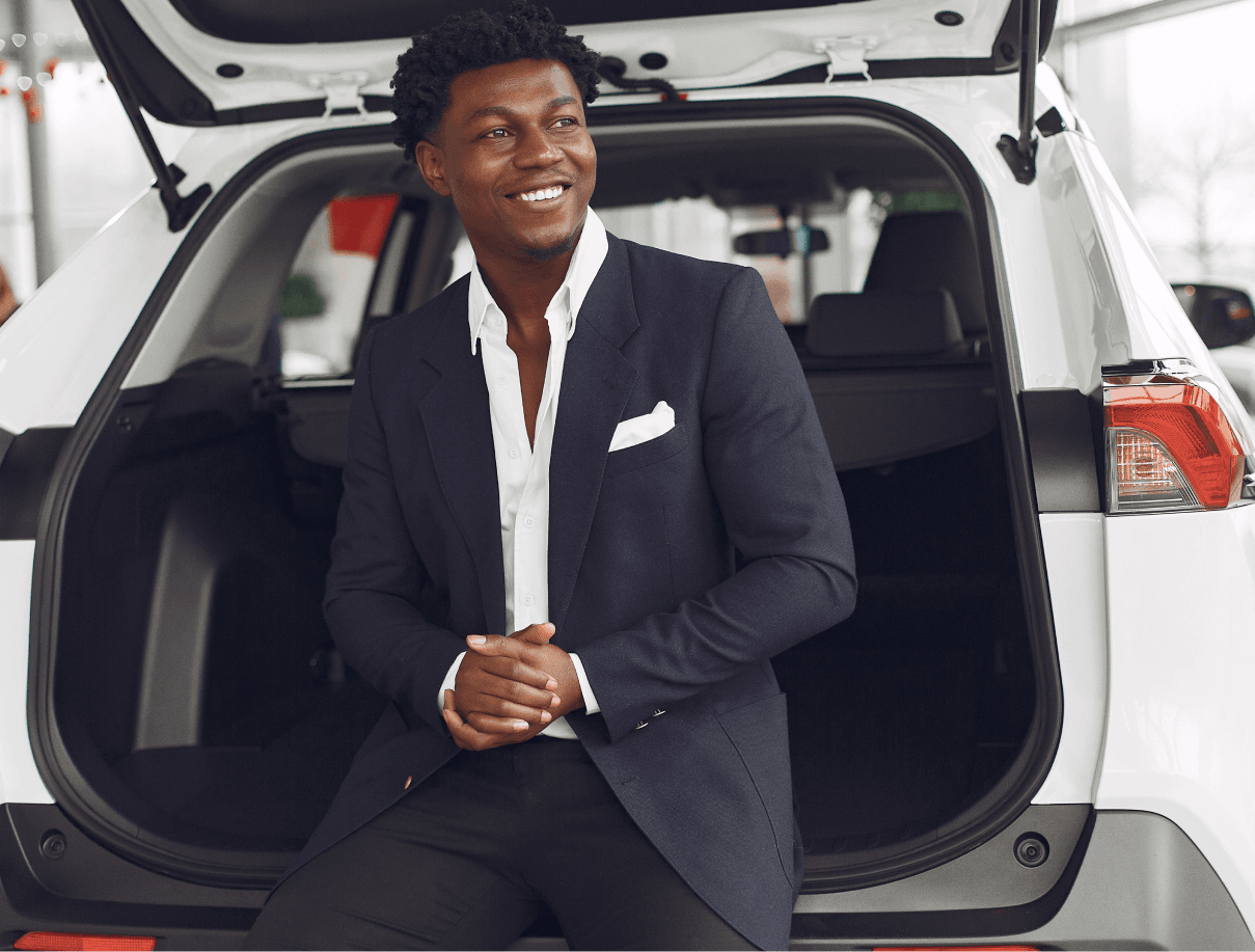 image of gentleman in a black suit